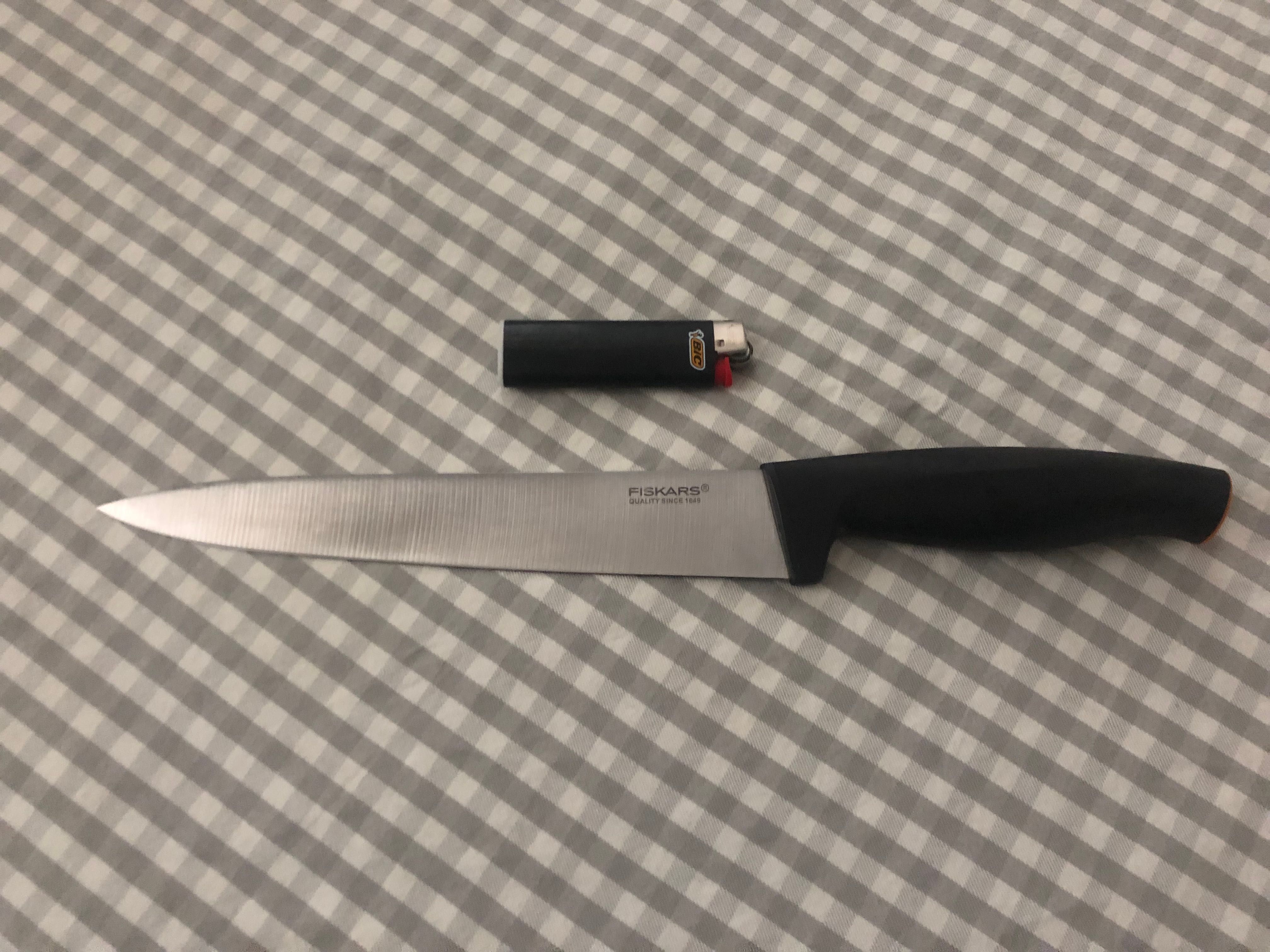 нож Fiskars Финляндия 20 см