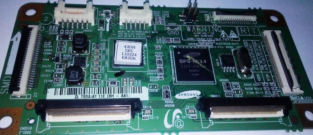 Телевізор Samsung PS43D450 битий на запчастини