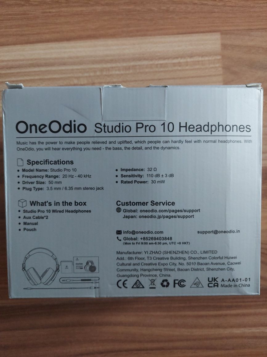 Навушніки OneOdio Pro 10 DJ Headphones