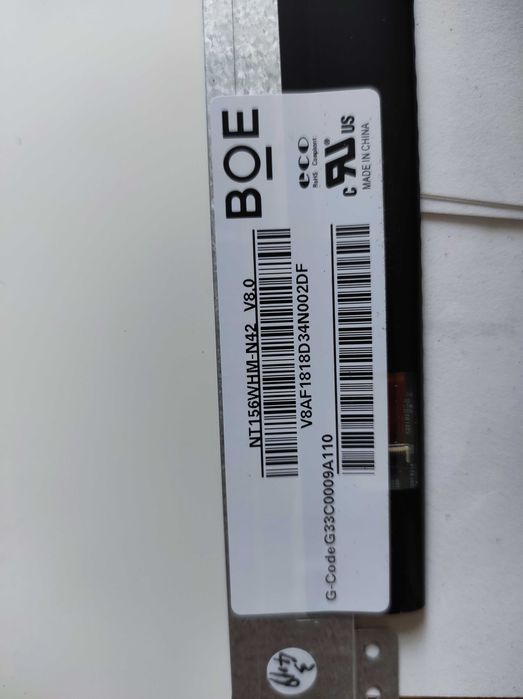 Матриця для ноутбука 15,6 BOE NT156WHM-N42 30 pin slim