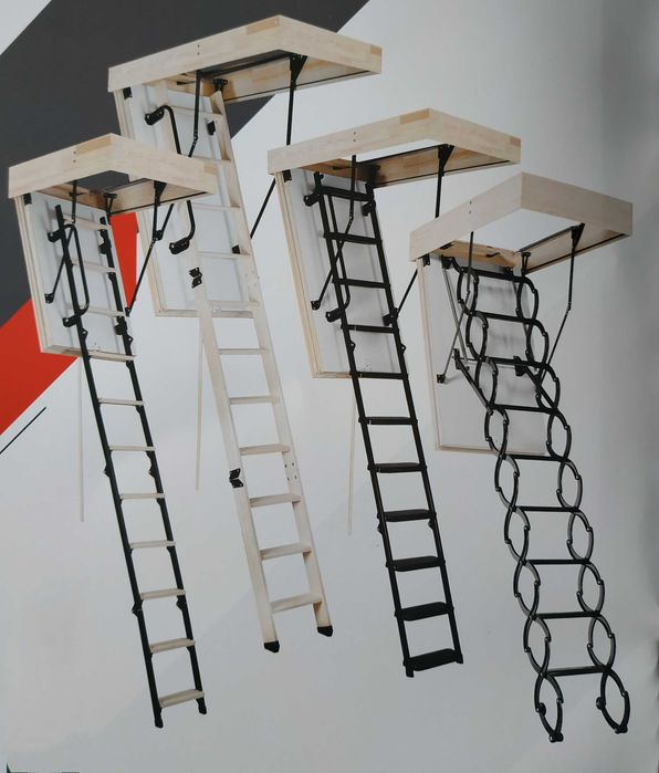 Сходи на горище. Драбини на горище. Вигідна ціна.