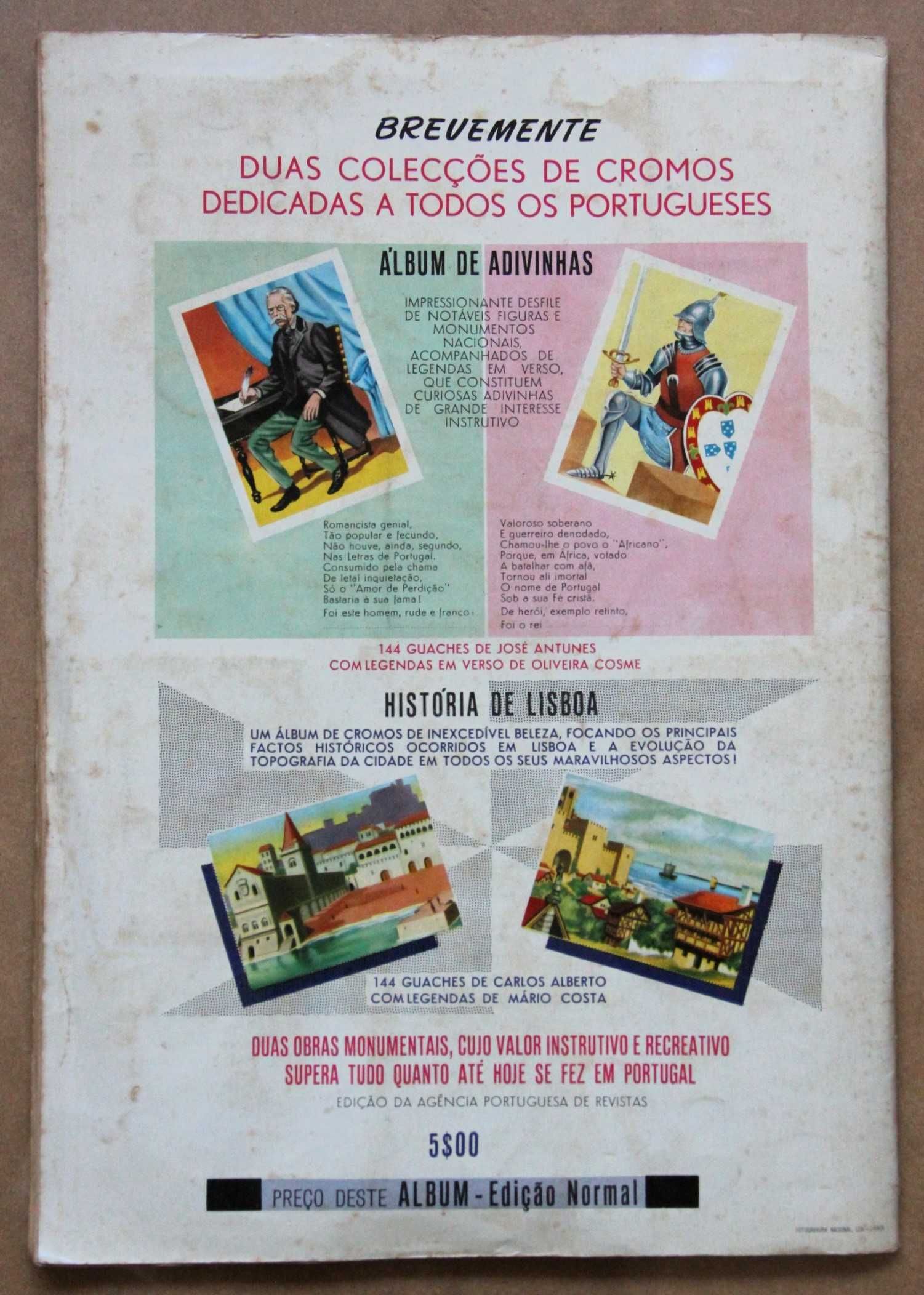 Caderneta de cromos - Trajos Típicos de Todo o Mundo - 1958