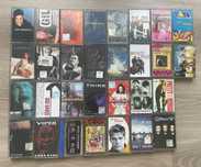 Zestaw 30 kaset magnetofonowych audio lata 90 metal, rock, pop