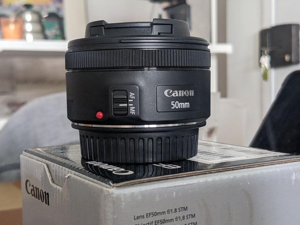 Canon EF 50mm F1.8 STM como nova