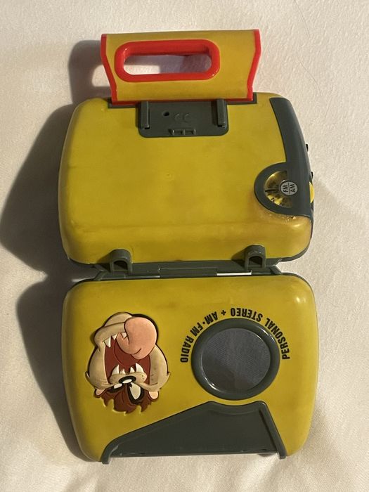 Radio  Walkman Looney Tunes 1998, Taz, Diabeł Tasmanski,vintage, retro