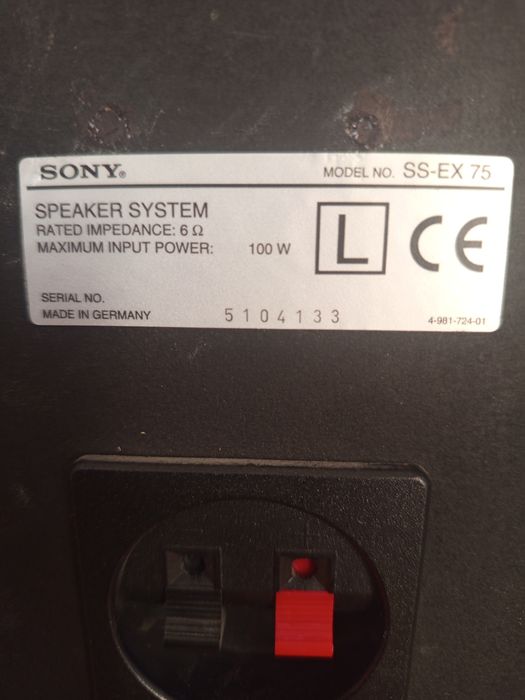 Sony SS-EX 75 !!!
