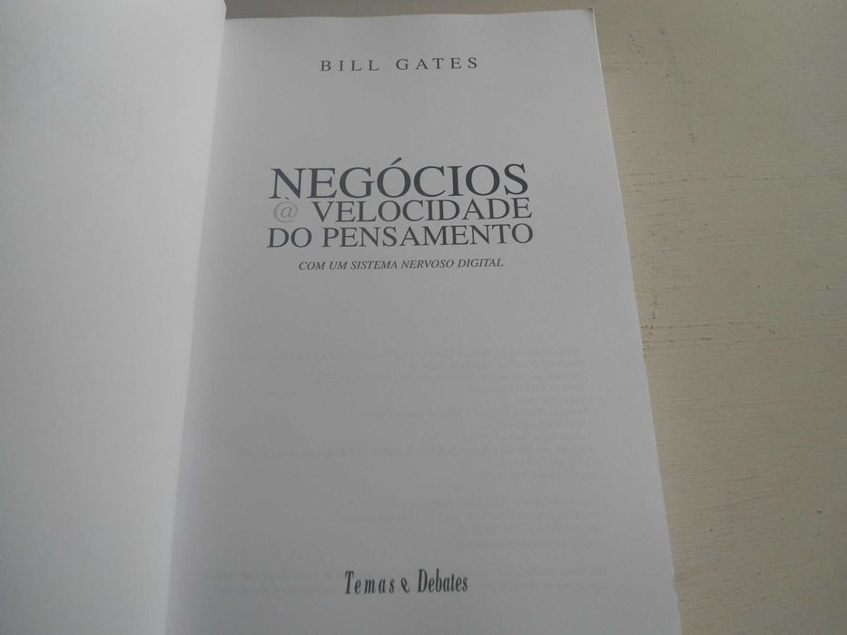 Negócios à Velocidade do Pensamento por Bill Gates