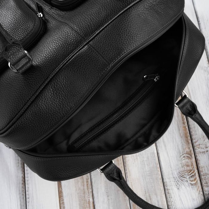 torebka damska duża skórzana czarna paolo peruzzi in-60-bl