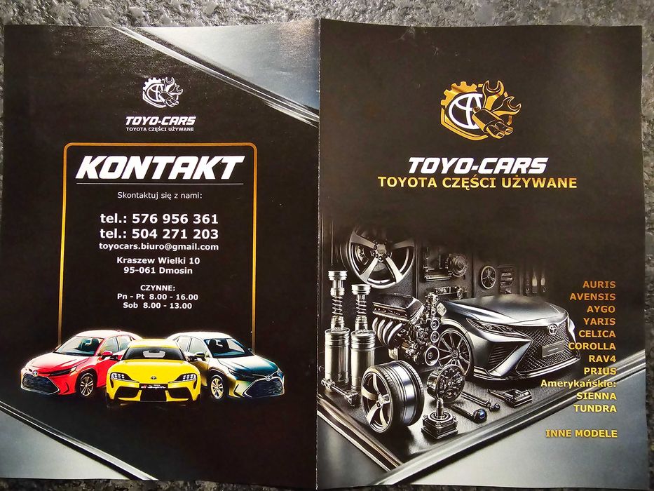 TOYOTA Fotel Kanapa Rav4 Auris Yaris Aygo Avensis Celica inne