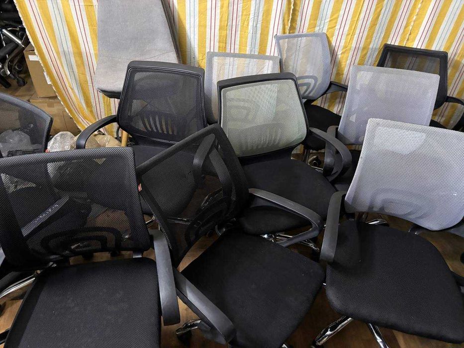 ШОК ЦІНА! 20шт. Крісла офісні, ортопедичні, ергонімічні, продаж офісу