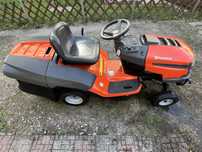 Traktorek kosiarka Husqvarna CTH 126 z koszem
