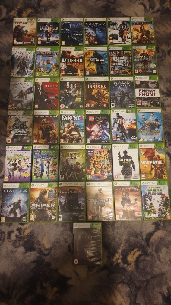 Xbox 360 gry halo3 gears of war gry xbox360 cod kinect sports xbox one