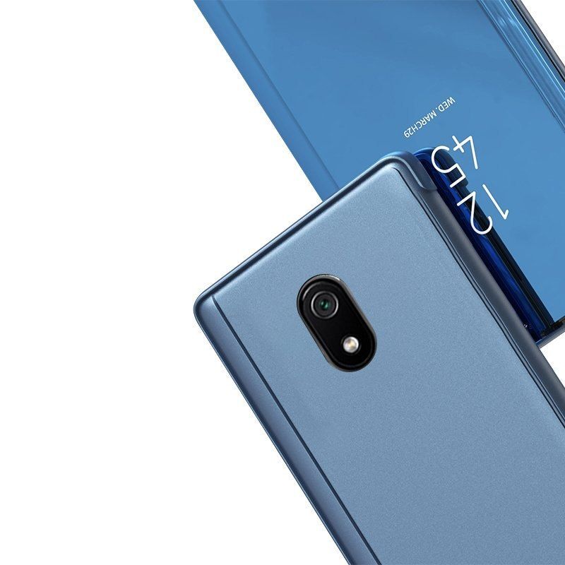 Etui Z Klapką Clear View Case Do Xiaomi Redmi 8A Różowy