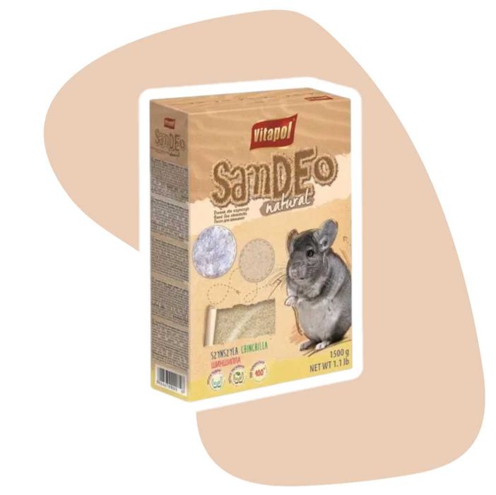 Vitapol Piasek dla szynszyli 1,5kg Pył kąpielowy