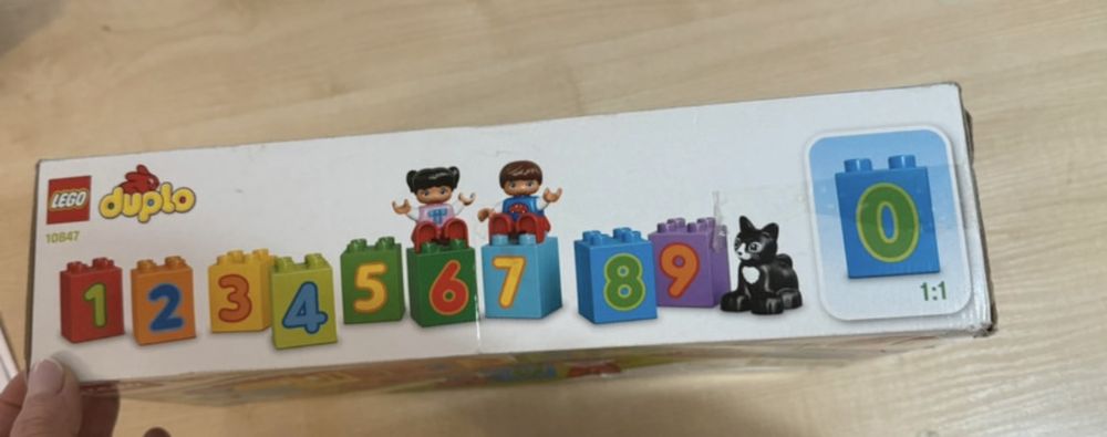 Lego duplo 2 3 latka tory pociąg literki ludziki zeierzątka kot