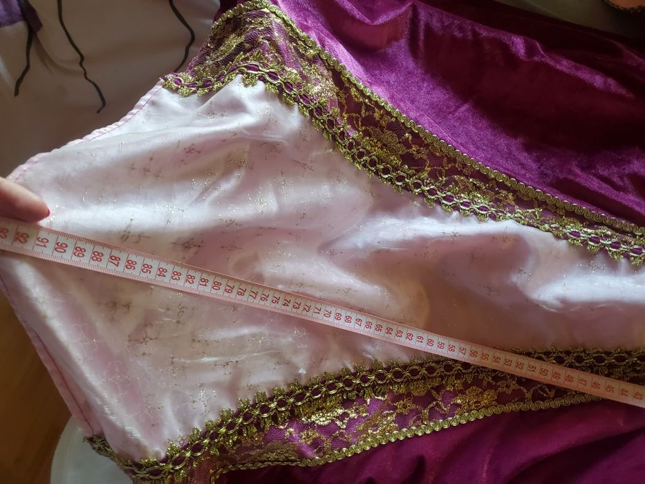 Średniowieczny strój królewny/ księżniczki  z kołem + opaska