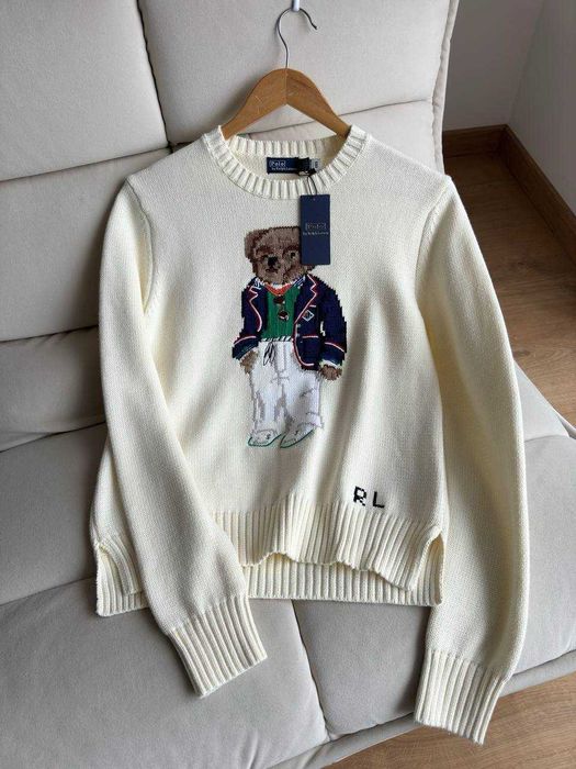 Sweter Polo Ralph Lauren! Kolekcja Misie Bear! Różne modele XS S M L