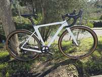 Bicicleta de gravel de carbono xs
