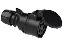 PCE 215-6x Gniazdo siłowe 16A/400V 5P MIDNIGHT SHARK kablowe IP44