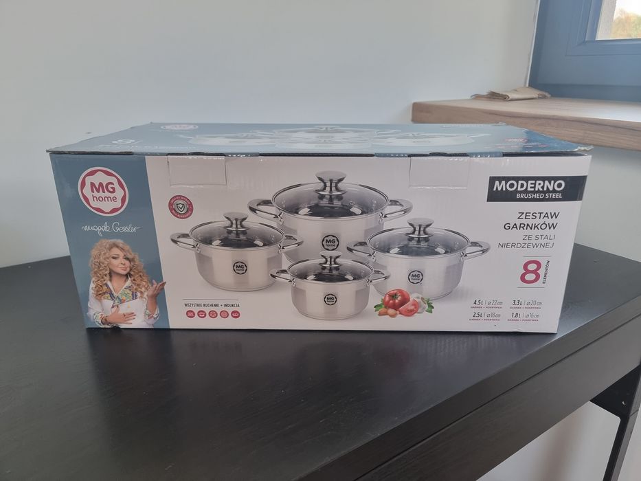 Zestaw garnków ze stali nierdzewnej Magda Gessler
