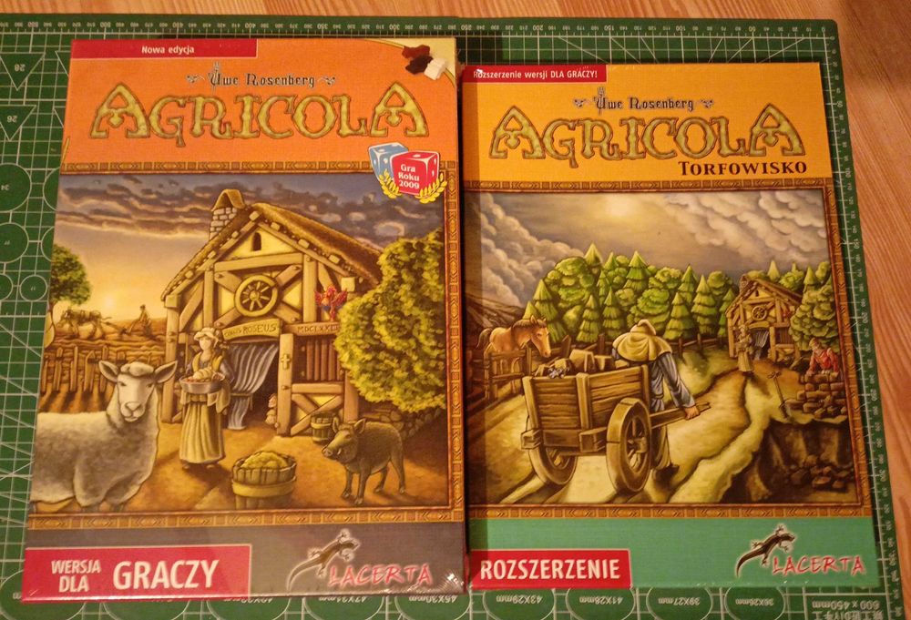 Agricola wersja dla graczy + Torfowiska, nowe w foli.