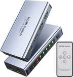 przełącznik hdmi 4k 60 hz hdmi rozdzielacz aluminium hdmi switch 5 w 1