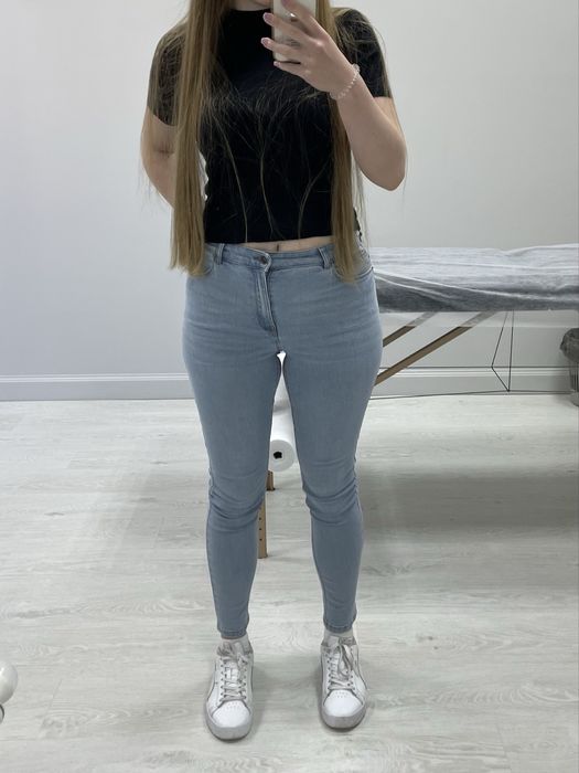 Джинси скінні L (стан ідеальний)