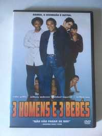 DVD - 3 Homens e 3 Bebés