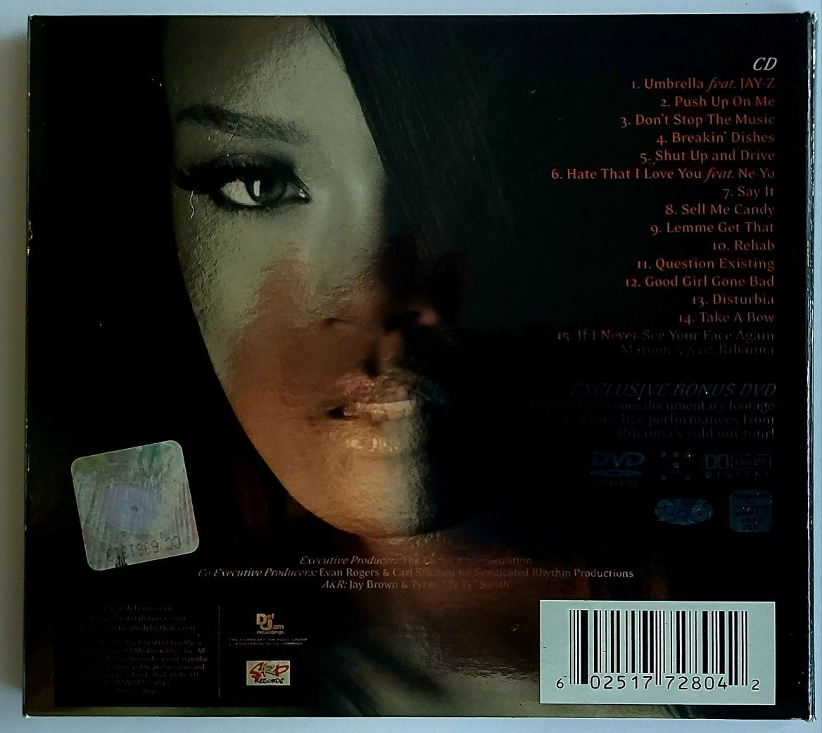 Rihanna Good Girl Gone Bad Reloaded CD+DVD 2008r