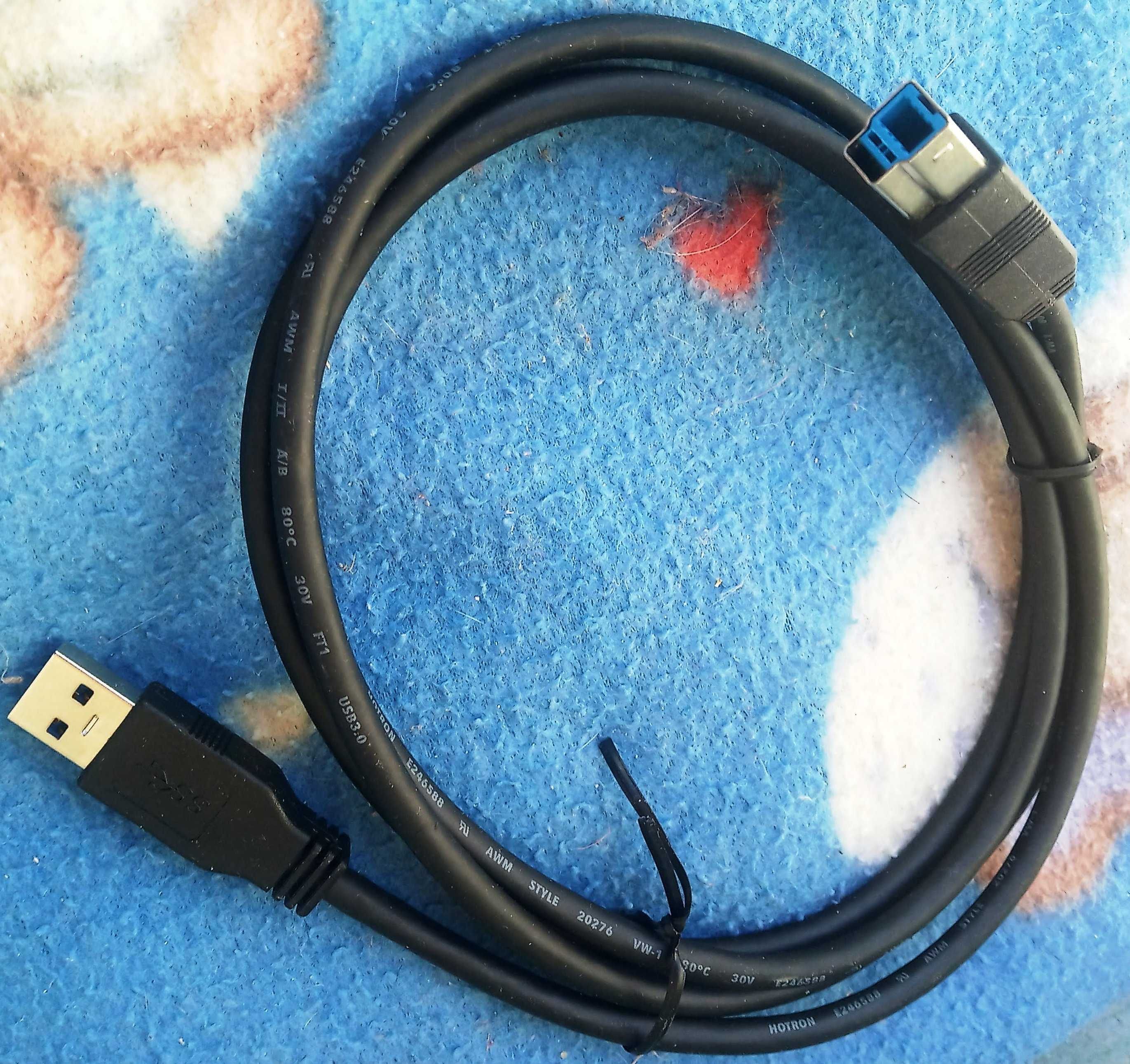Кабель USB 3.0 HOTRON E246588 type AWM style 20276 VW-1 30V FT1 1.5 м
