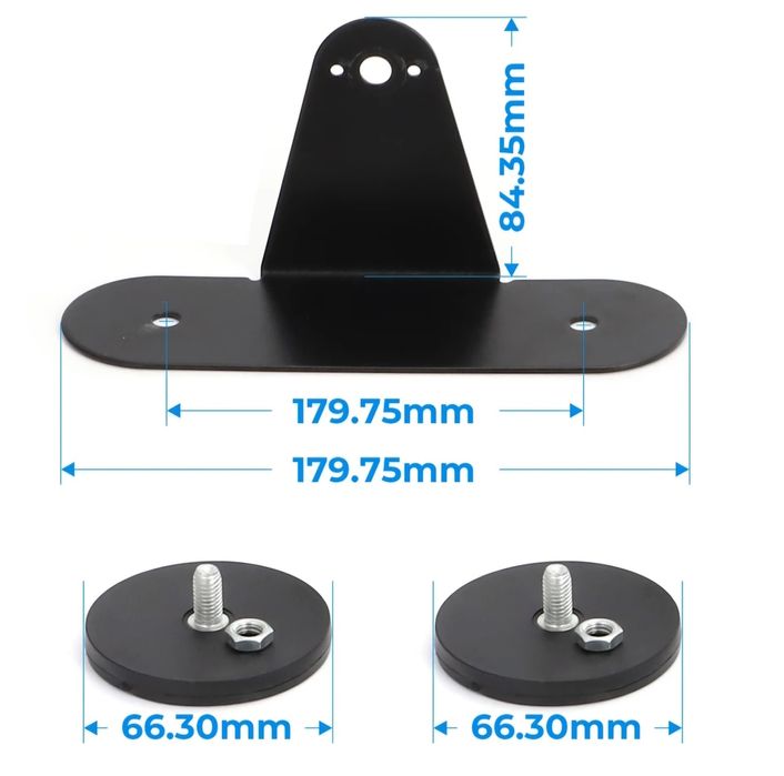 Магнітний кронштейн із магнітною основою кріплення Led балок Лед Фар