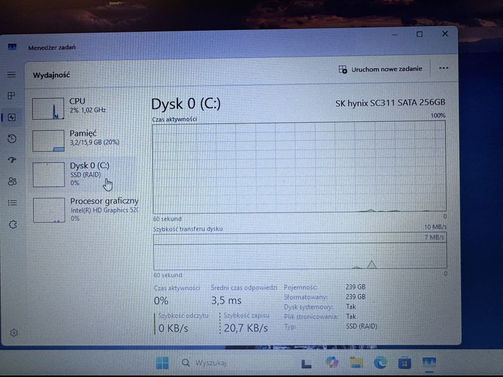 Laptop Dell Latitude E7470, i5/16GB RAM/256GB SSD, z dodatkami, okazja