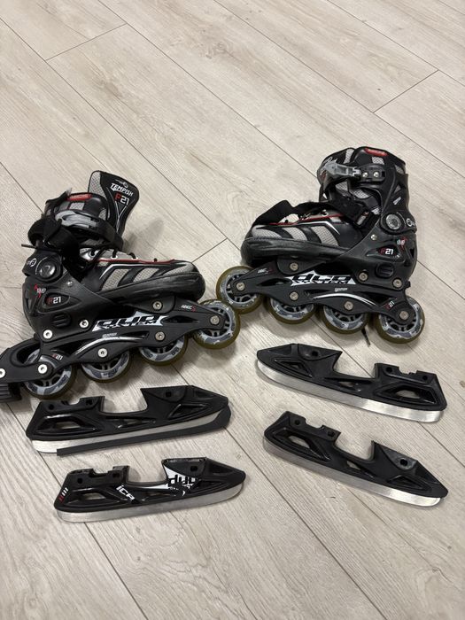 Łyżwy i rolki rozmiar 33-36