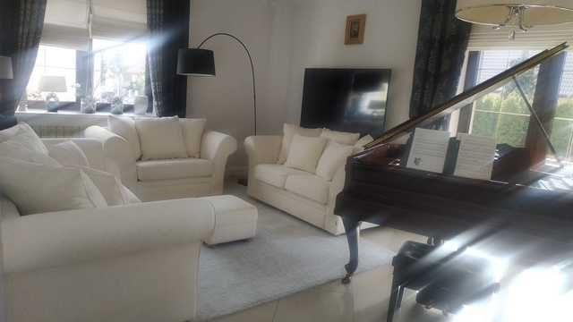 3, 2 i 1,5 Przepiękny luksusowy komplet wypoczynkowy Orlando Furninova