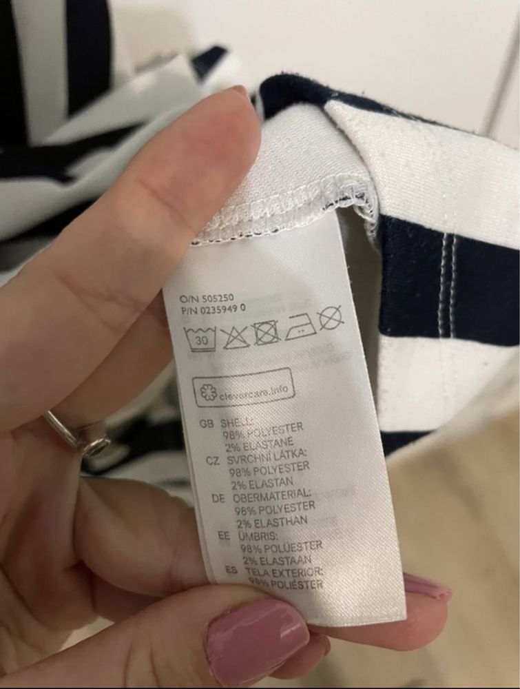 Sukienka w paski H&M rozmiar 34