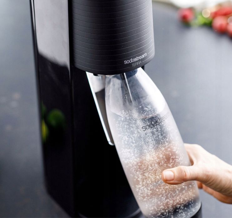 SODASTREAM SATURATOR Urządzenie do Gazowania Wody + Butelka Cylinder