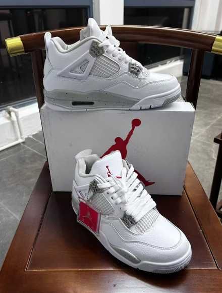 "Buty sportowe "Jordan_4 _Retro_White_Oreo_rozmiar.42