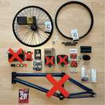 Запчасти на BMX. Рама, колеса, фрикостер, вынос (бмх велосипед)
