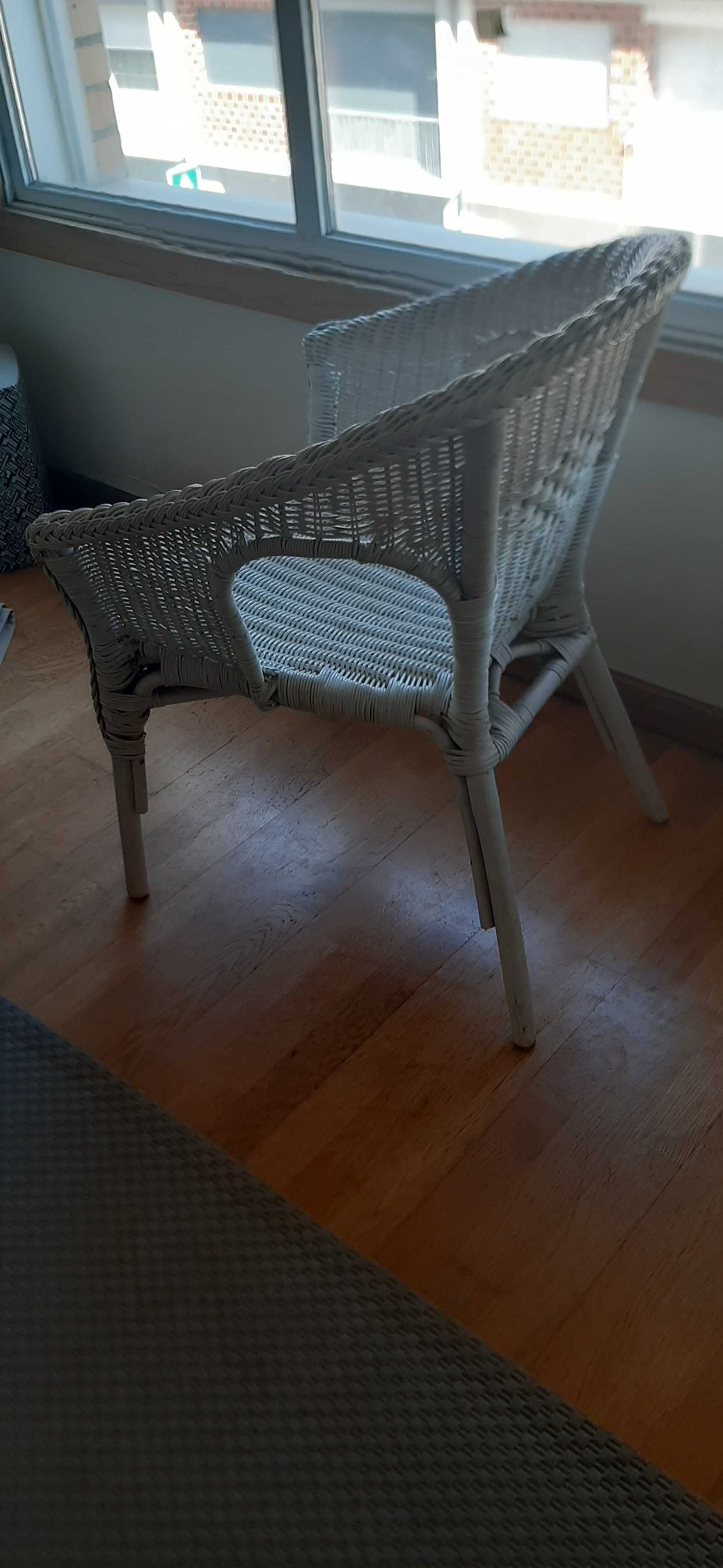 Cadeira bambu ikea