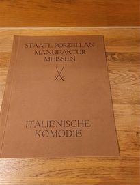 Katalog Państwowej Manufaktury Porcelany Miśnia,1918 r. Włoska komedia