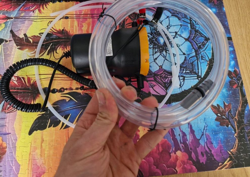 Bomba de 12 volts troca de oleo carro