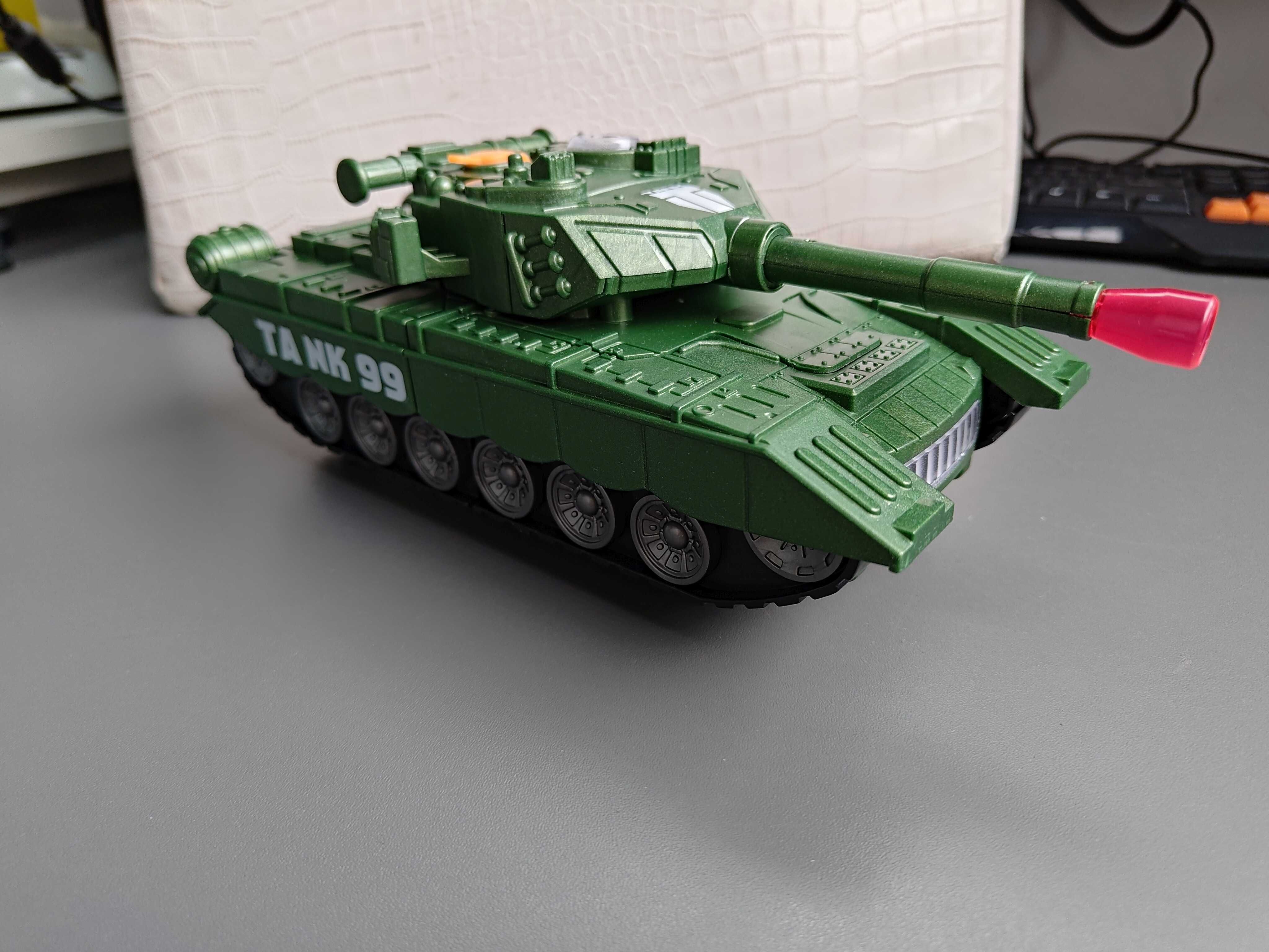 Czołg Robot transformers 2w1 LED Dźwięk para