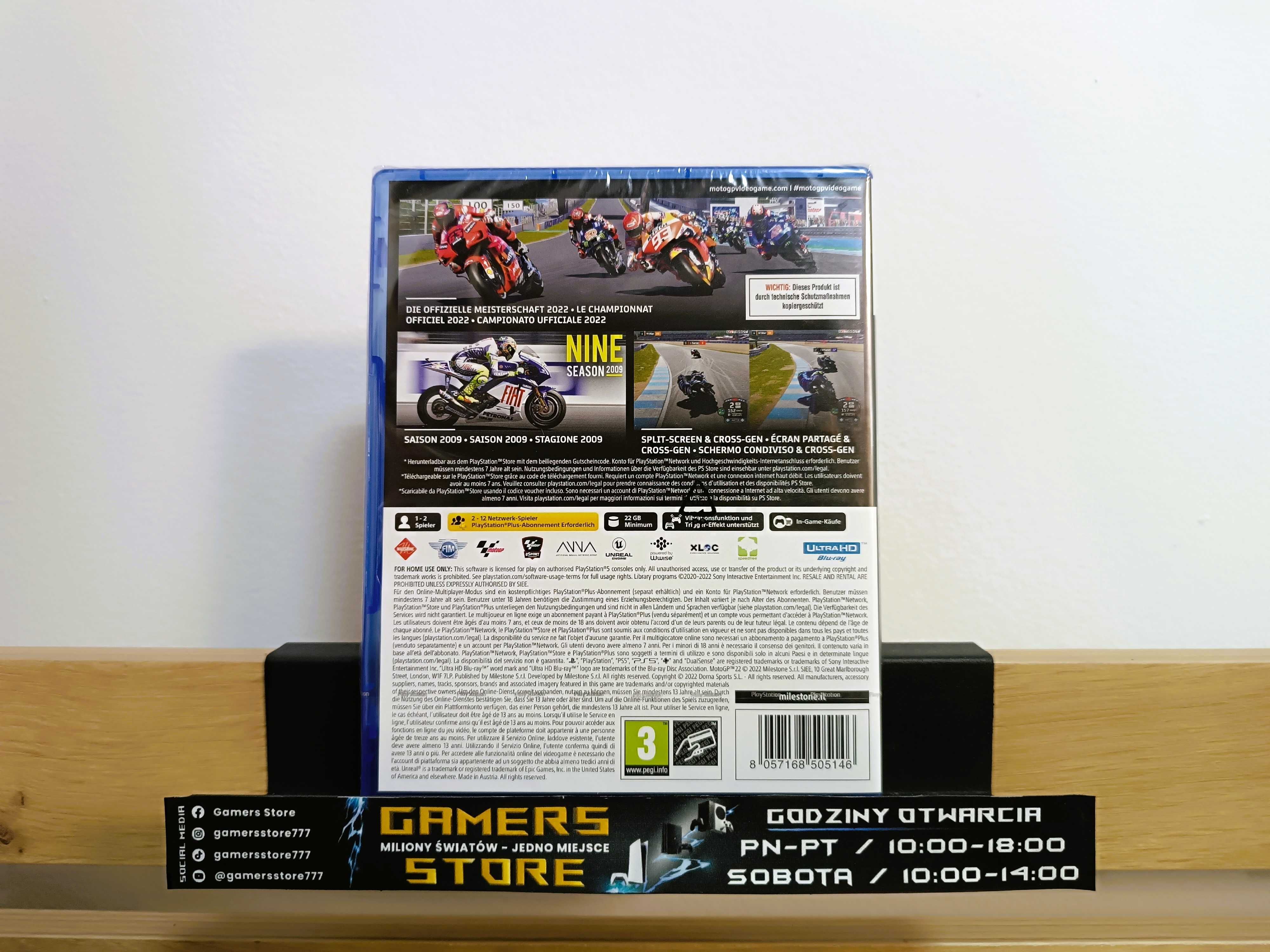 MotoGP 22 -DAY ONE EDT. PlayStation 5 - Gamers Store