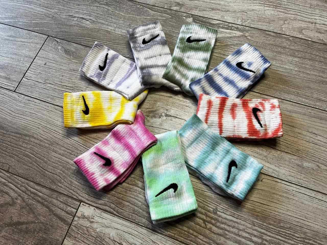 Високі шкарпетки Найк Тай-Дай | Носки Nike Tie-Dye | шкарпетки Nike