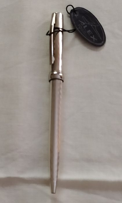 Conjunto de caneta e lapiseira em prata Lalex 1938