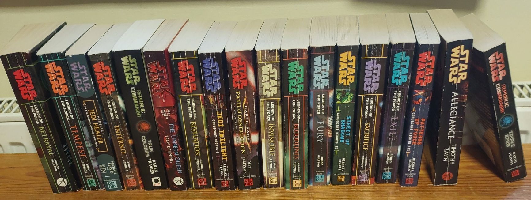 Star Wars. Tempest. Republice Commando. Allegiance. Patterns of force.