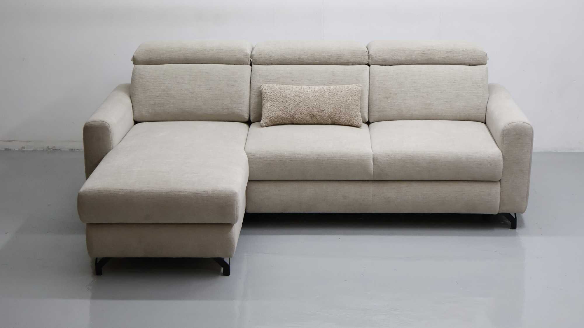 TDE DESIGN NAROŻNIK funkcja spania pojemnik regulowane oparcie SOFA