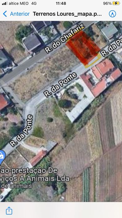 Terreno Loures sete casas palhais