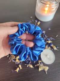 Scrunchie do włosów rozm mini kolor chaber