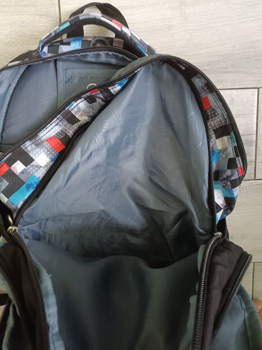 Plecak mega pojemny  St.Reet pixel worek Zestaw do szkoły pixele